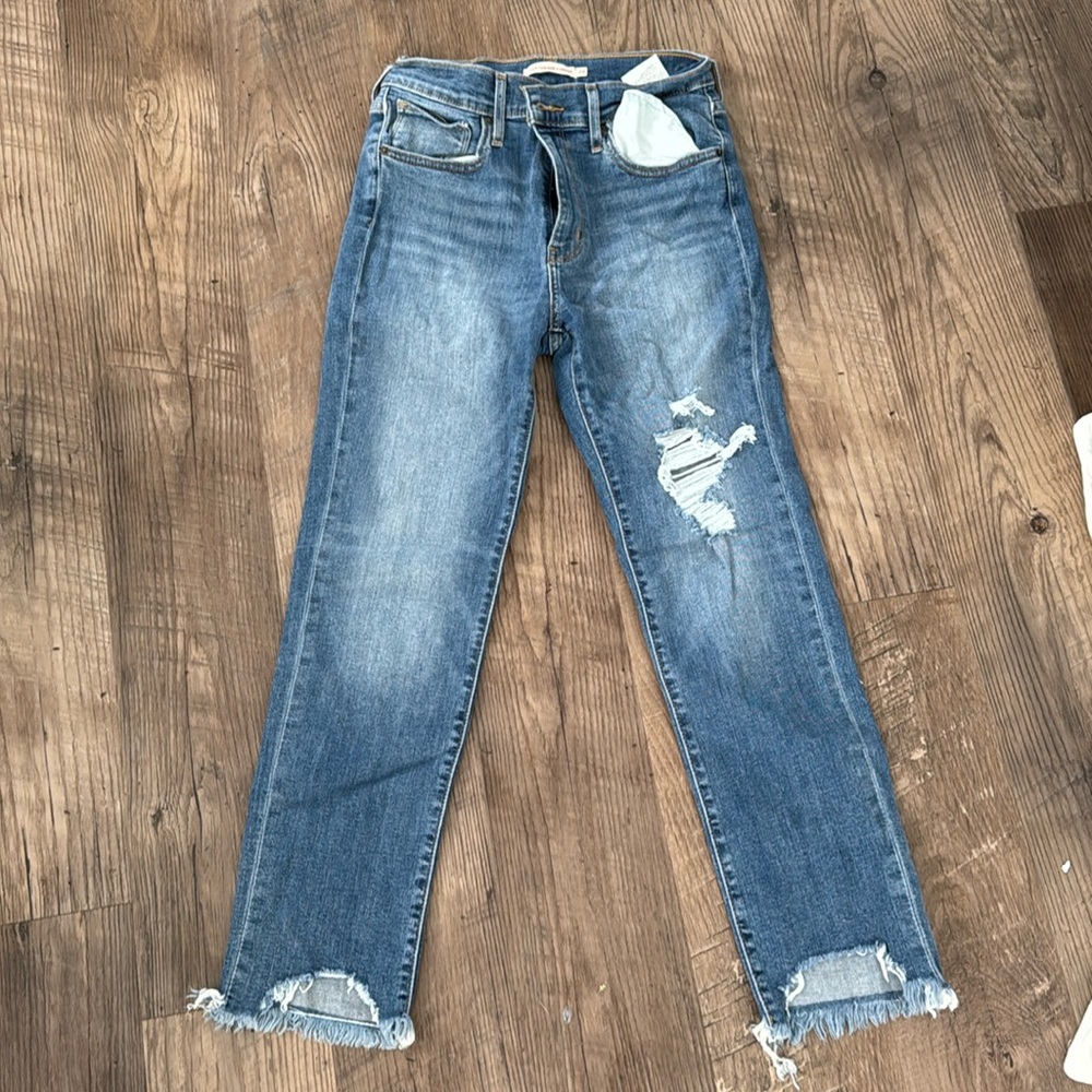 High rise straight leg Levi’s